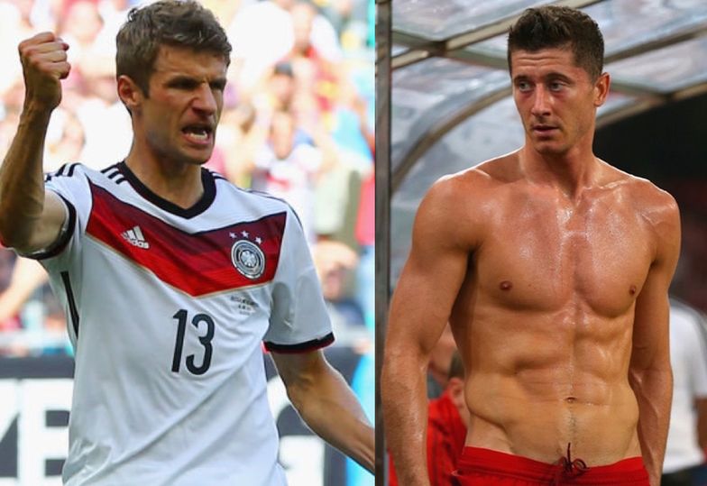 Thomas Müller  - Robert Lewandowski (napastnicy)