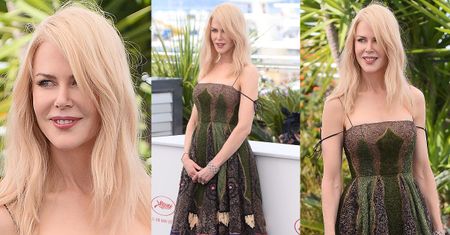 Naturalna Nicole Kidman w sukni Diora