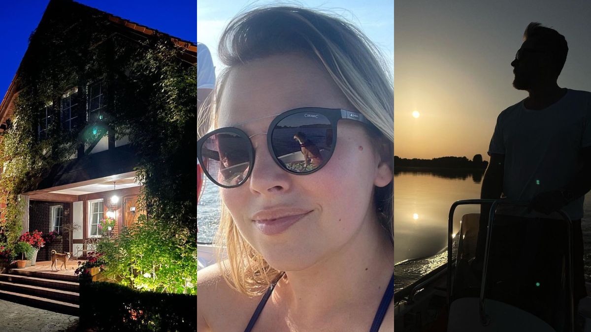 Aleksandra Kwaśniewska relacjonuje pobyt na Mazurach z mężem i ukochanym pupilem