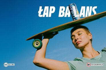 Lech Hydrate promowany hasłem "Łap balans"