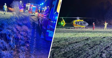 Tragiczny wypadek. 21-latek zjechał z drogi i uderzył w drzewo