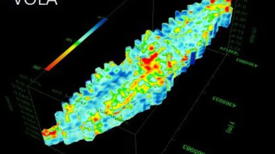 Obraz 3D domniemanej Arki Noego