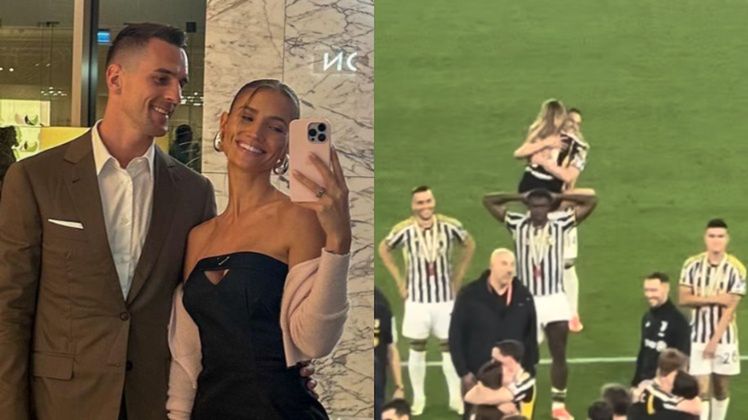 Sieramska wbiegła na murawę i rzuciła się w ramiona Milika 