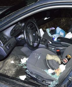 Strzały i pościg. "Staranował ogrodzenie"