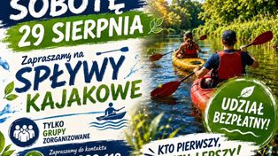 Wiosła w dłoń! W sobotę bezpłatne spływy kajakowe