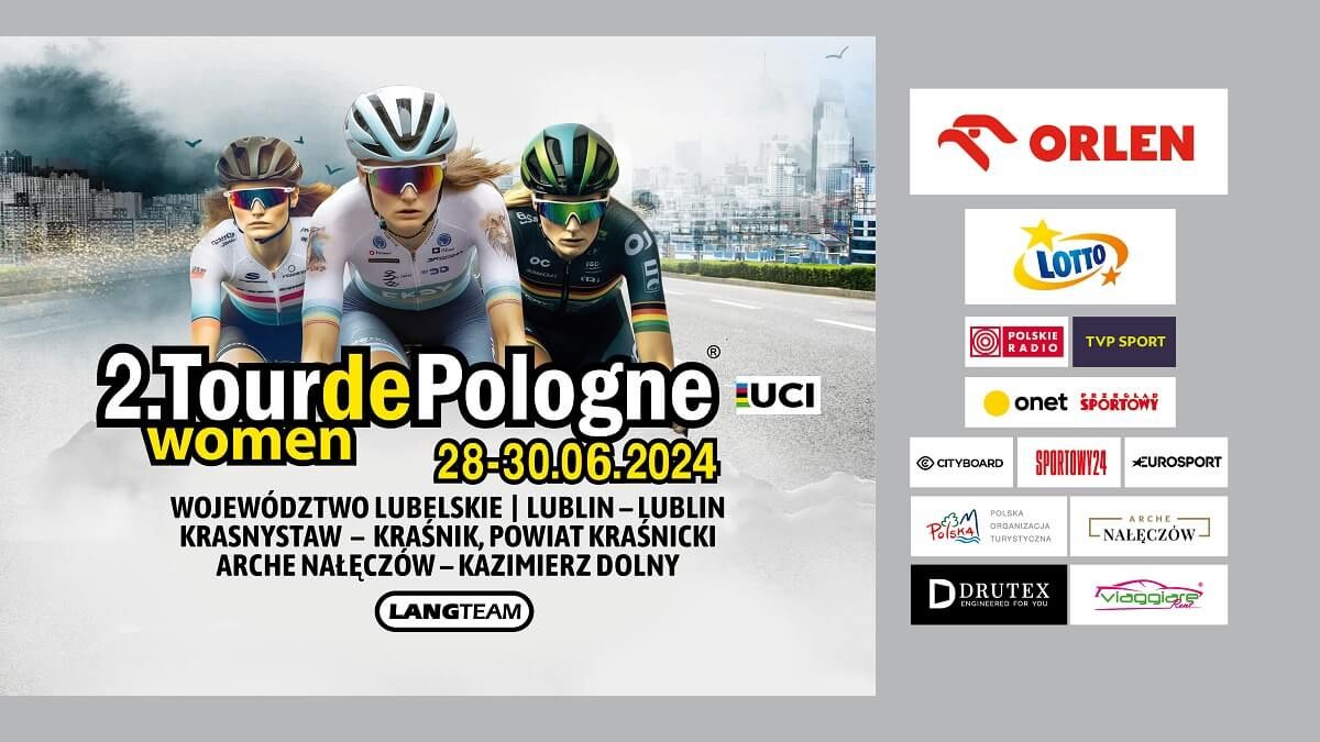 Tour de pologne kobiet. Materiał organizatora. Oficjalny plakat