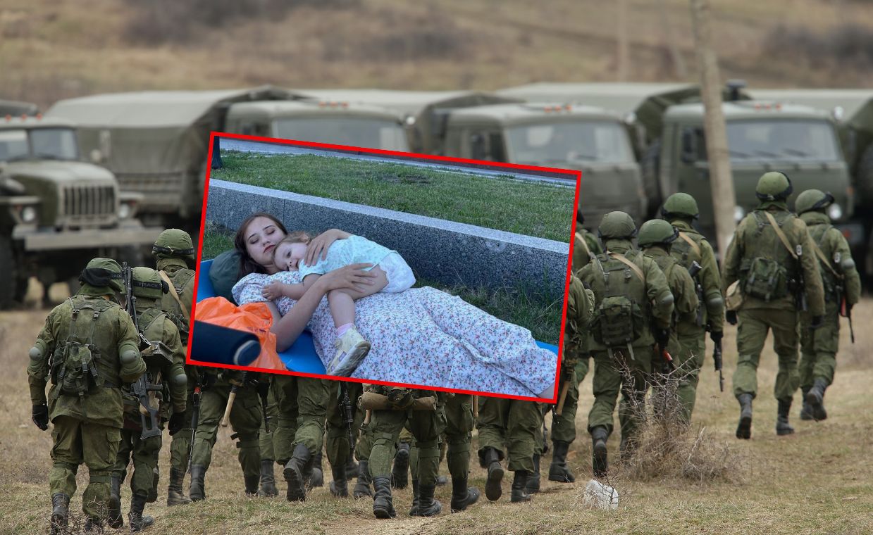 Wives of mobilized Russians protest in front of the Ministry of Defence