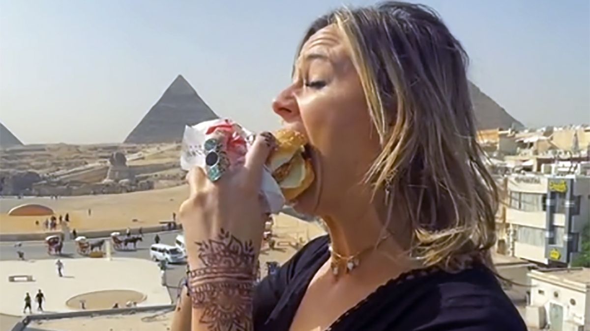 Kimmie Conner pokazała widok z tarasu KFC w Gizie