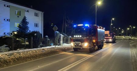 Nocny pożar mieszkania w Brudzeniu Dużym. Przyczyną zwarcie instalacji elektrycznej!