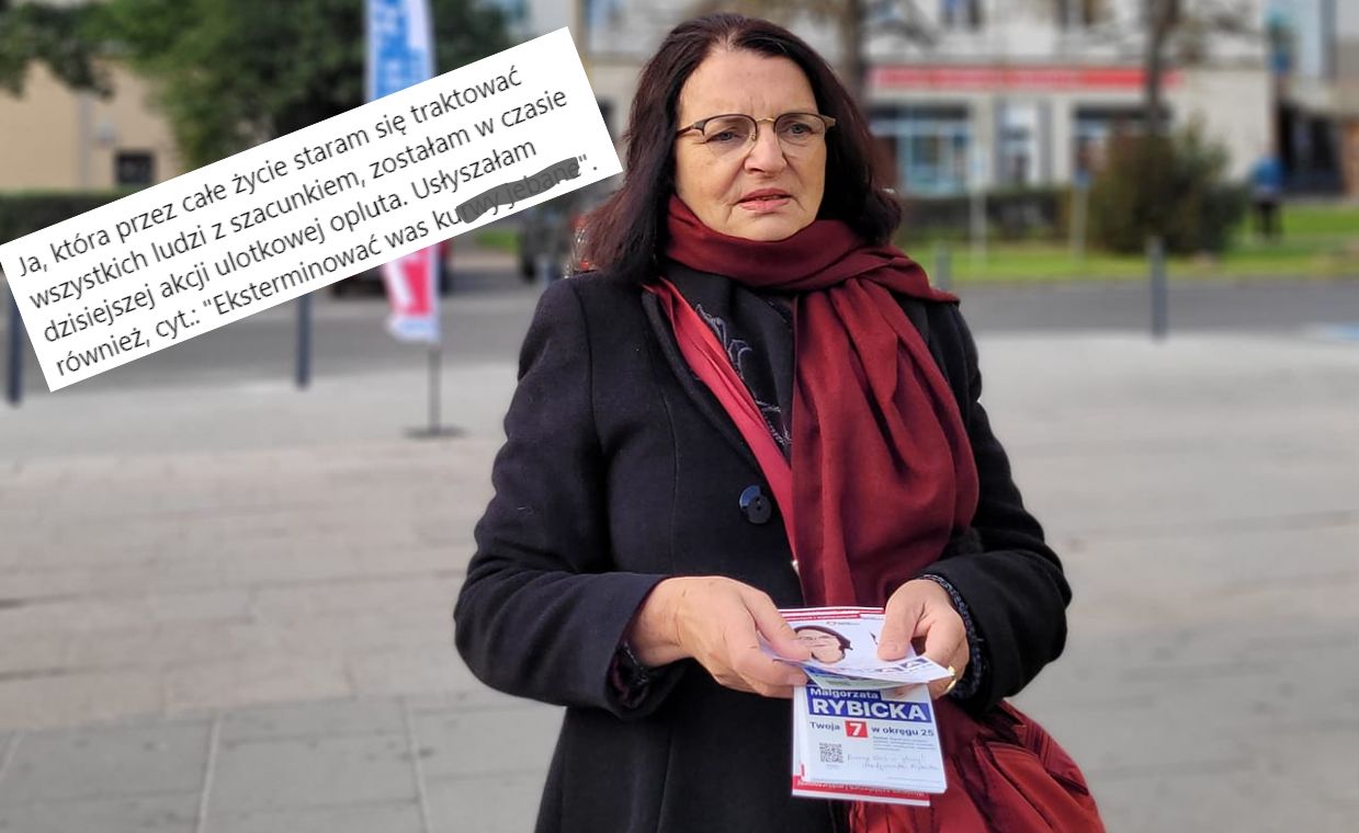 Kandydatka KO: Opluto mnie i zwyzywano na ulicy. "Eksterminować was"