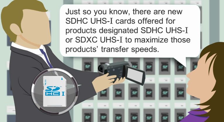 Karty SD UHS-I - szybkie nagrywanie filmów