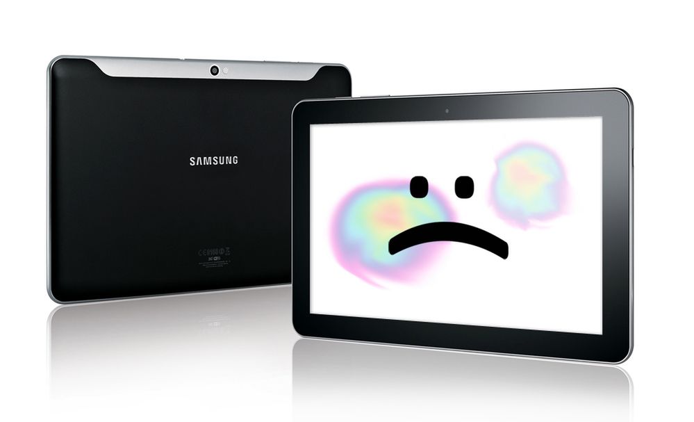 Samsung Galaxy Tab 10.1 ma problem z wyświetlaczem [wideo]