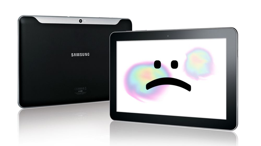 Samsung Galaxy Tab 10.1 ma problem z wyświetlaczem [wideo] 1