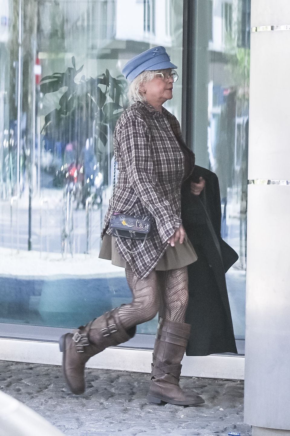 Katarzyna Figura na ulicach Warszawy