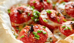 Pieczone faszerowane pomidory