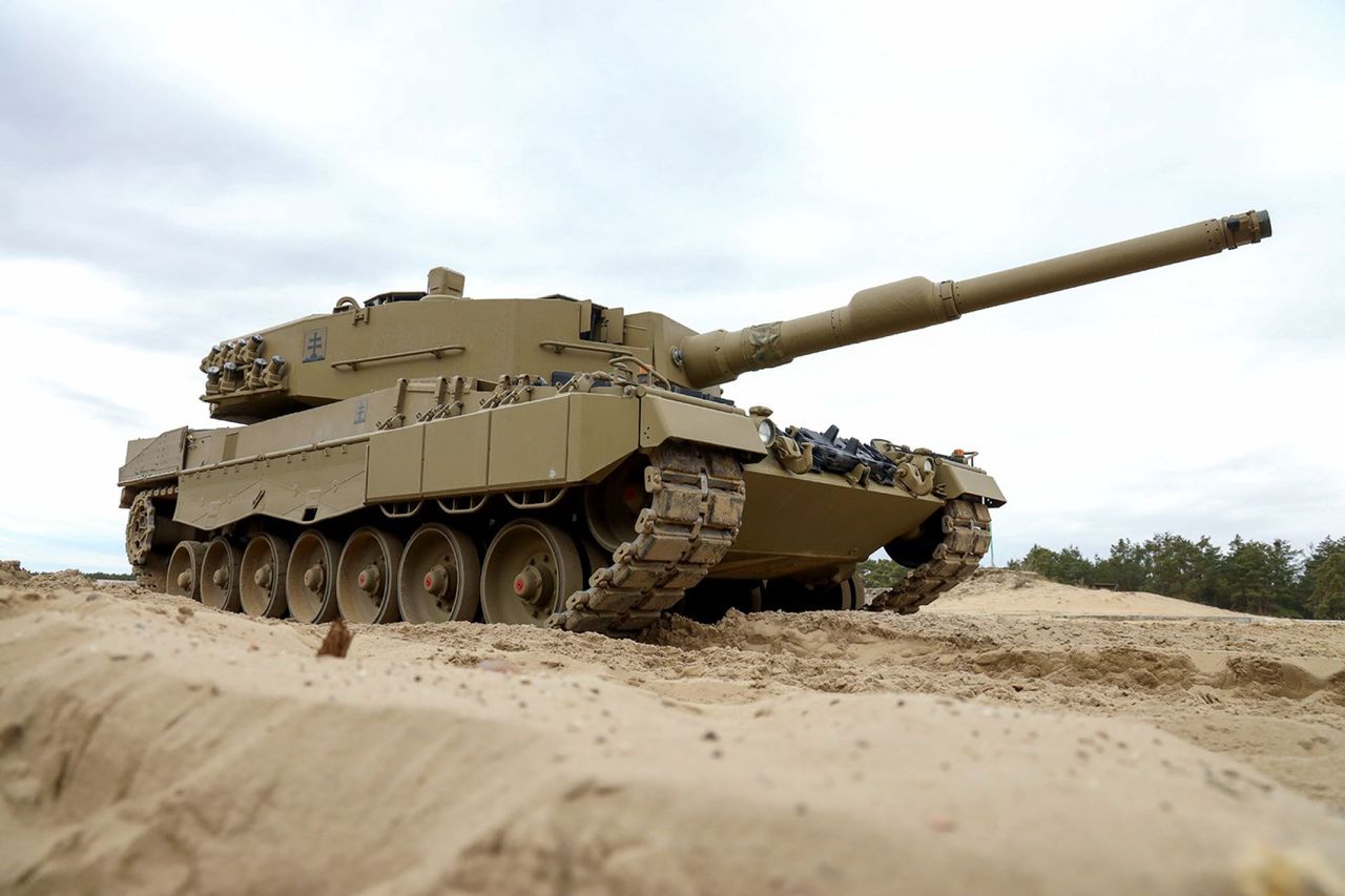 Słowacki czołg Leopard 2A4