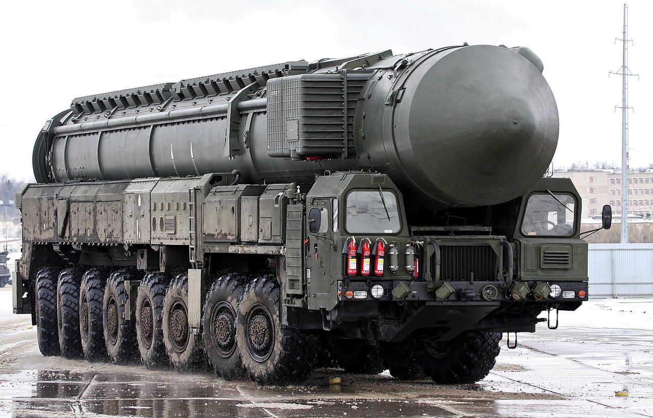 Intercontinental ballistic missile launcher RT-2PM2 Topol-M