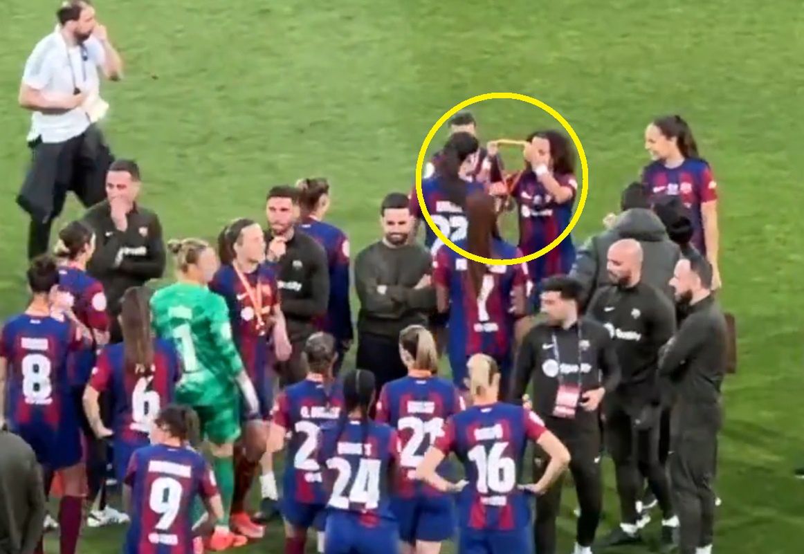 FC Barcelona Women's team win overshadowed by medal fiasco
