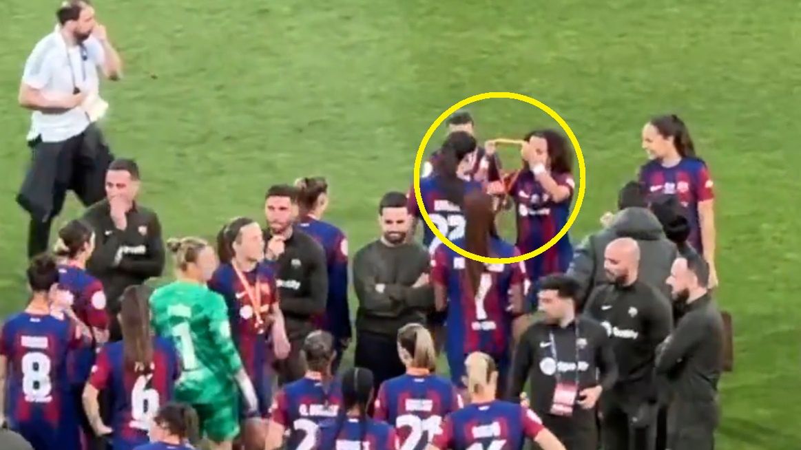 Na zdjęciu: piłkarki FC Barcelony