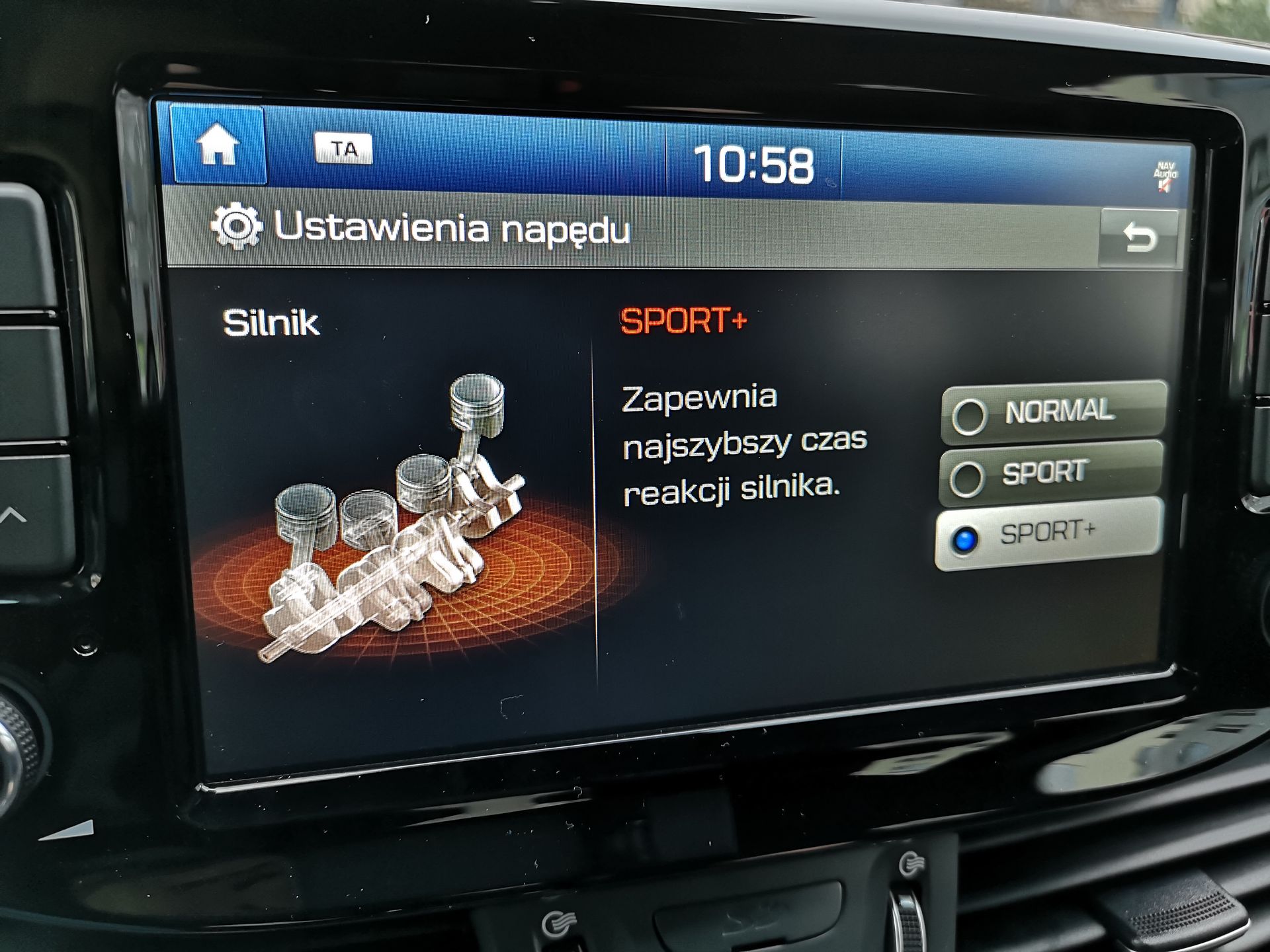 Hyundai i30 Fastback N: Programowa konfiguracja ustawień auta 6