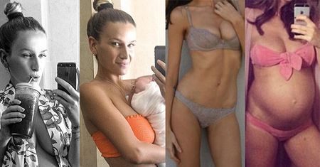 Odchudzanie w trakcie ciąży to NAJGŁUPSZA MODA na Instagramie? Psycholog: "Zdjęcia chudych mam powodują u innych depresję"