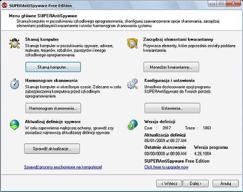 SuperAntiSpyware 4.26.1004 jeszcze szybszy