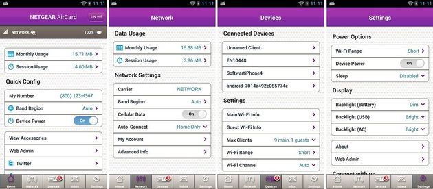 Netgear AirCardApp - aplikacja mobilna