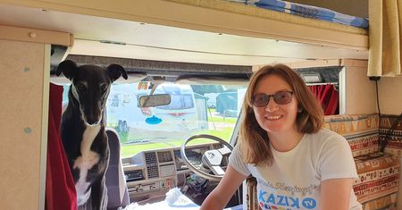 Katarzyna Sulinowska spędza kwarantannę w kamperze. Opowiada, jak wygląda życie na zamkniętym kempingu