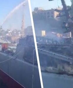 Rosjanie zobaczyli okręt "Mińsk". "Spalony, upadł" [RELACJA NA ŻYWO]