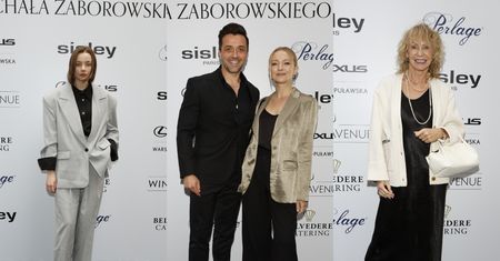 Znane osobistości silą się na uśmiechy podczas wernisażu: Barbara Kurdej-Szatan z mężem, Kamila Urzędowska, Beata Ścibakówna i inni (ZDJĘCIA)