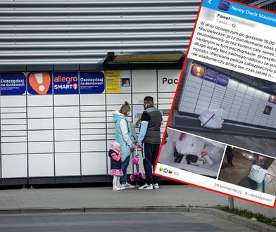 Przesyłki porzucone przed paczkomatem. Natknął się na nie mieszkaniec, InPost wyjaśnia sprawę