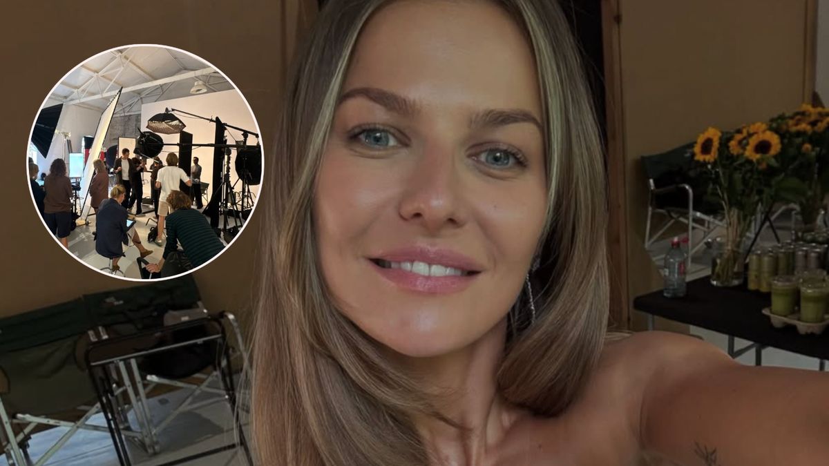 Anna Lewandowska pokazała kadry z planu zdjęciowego