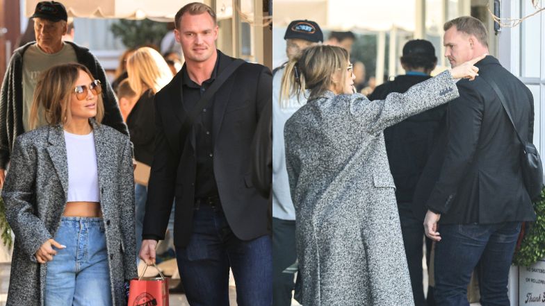 Jennifer Lopez promienieje u boku przystojnego ochroniarza