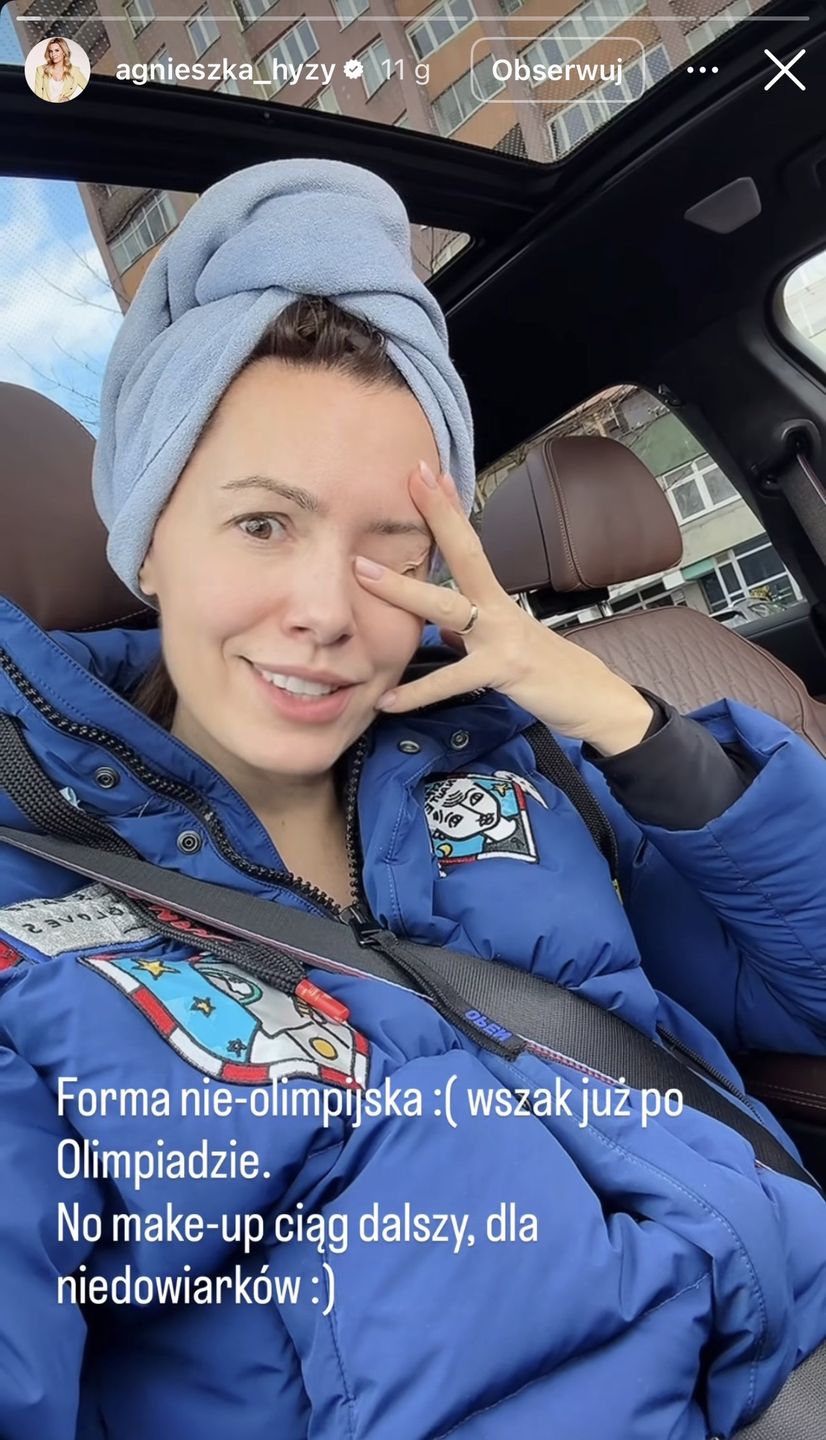 Agnieszka Hyży pokazała się bez makijażu 