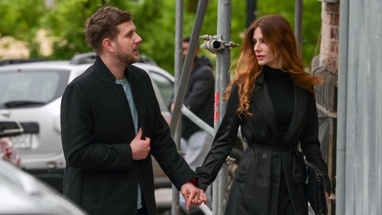 Antek Krolikowski z partnerką Izą