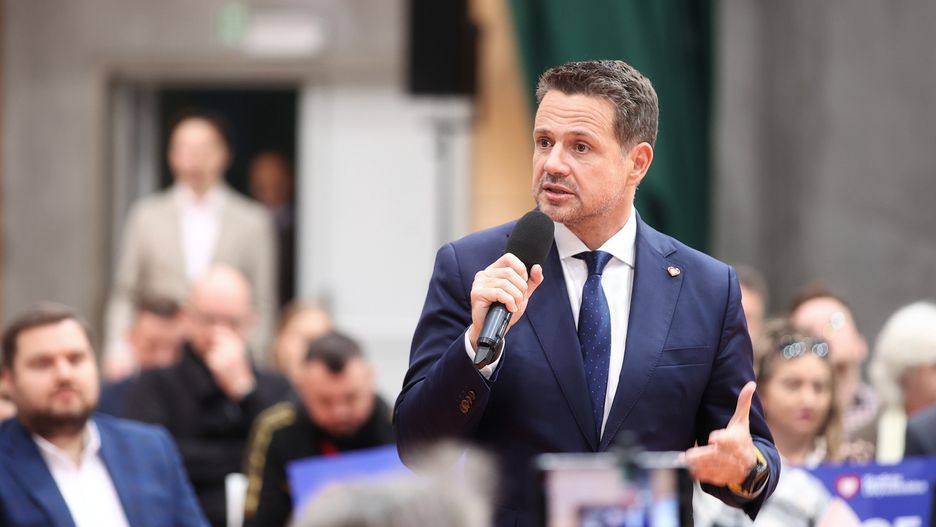 Rafa� Trzaskowski
Krak�w, 16.11.2024. Prezydent Warszawy Rafa� Trzaskowski podczas otwartego spotkania z mieszka�cami w Hali Com-Com Zone w Krakowie, 16 bm. (mr) PAP/�ukasz G�gulski
�ukasz G�gulski
kampania, otwarte, prezydencka, prezydenckie, spotkanie, wyborcza, wybory, polityk, samorz�dowiec