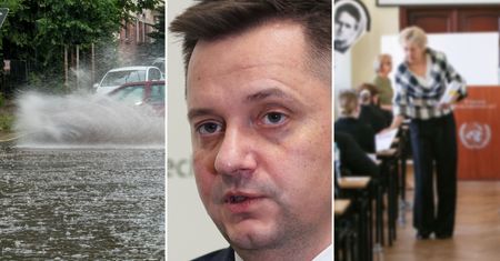 Wyniki matur 2025, nowy szef Wód Polskich, ulewy w całej Polsce. Co wydarzyło się we wtorek?