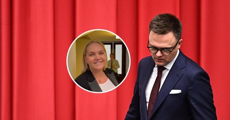 "Masz talent". Krzyczała do Hołowni. Marszałek jej odpowiedział