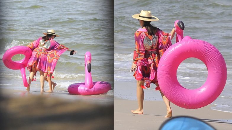 Kasia Cichopek na plaży