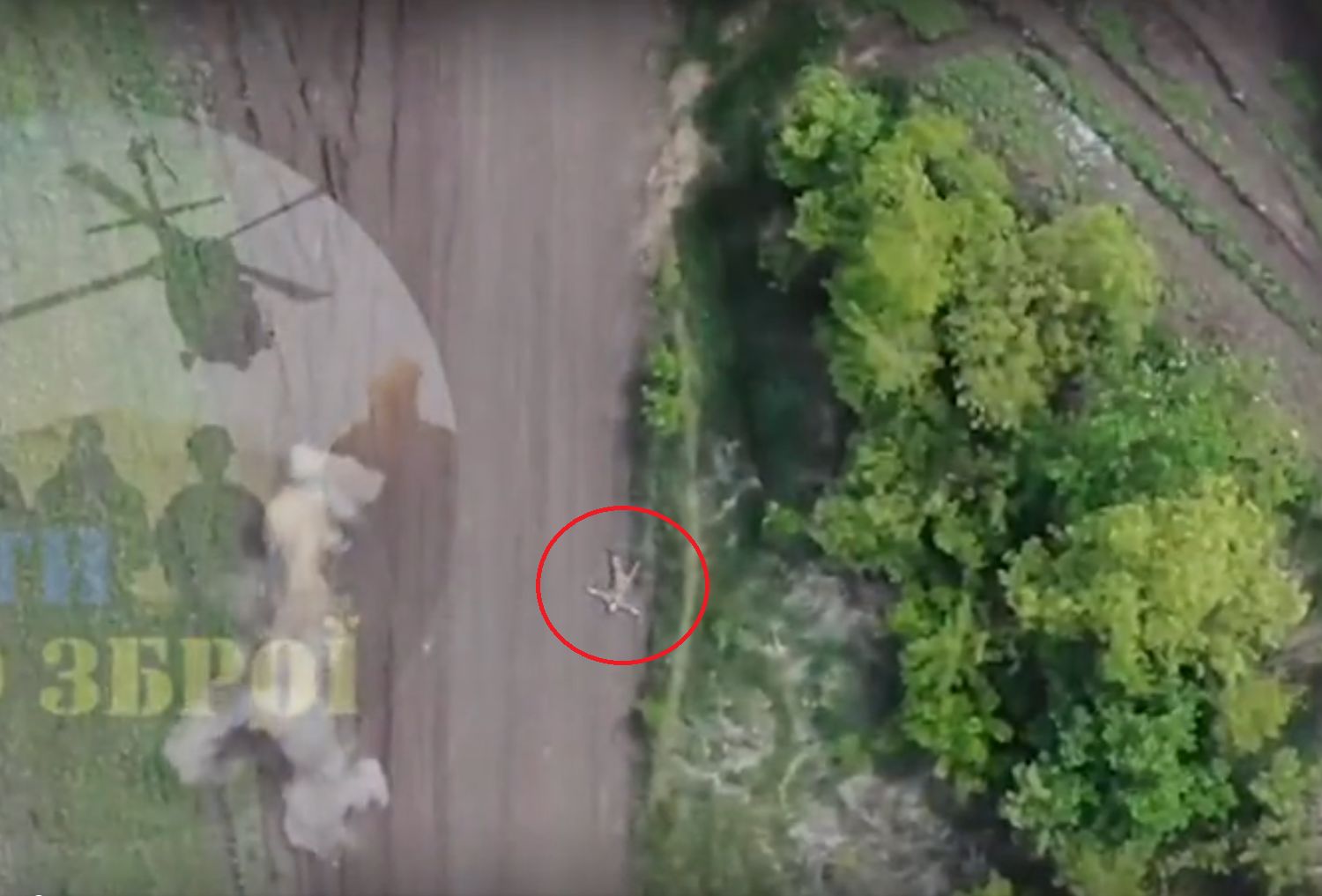Niesamowite wideo. Rosyjski żołnierz udawał, że nie żyje