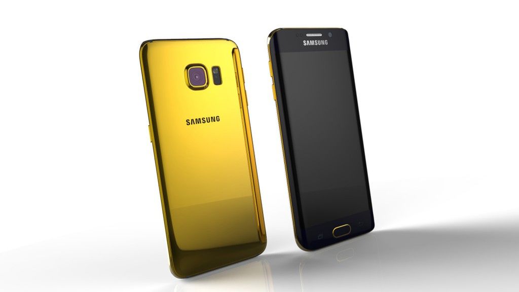 Złoty Samsung Galaxz S6 edge