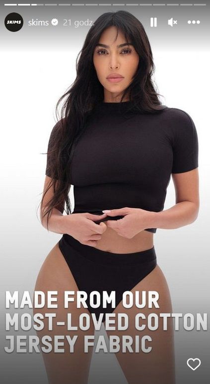 Kim Kardashian w nowej kampanii Skims