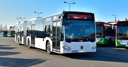 Nowy autobus przegubowy na testach w MPK Lublin. Ma napęd hybrydowy