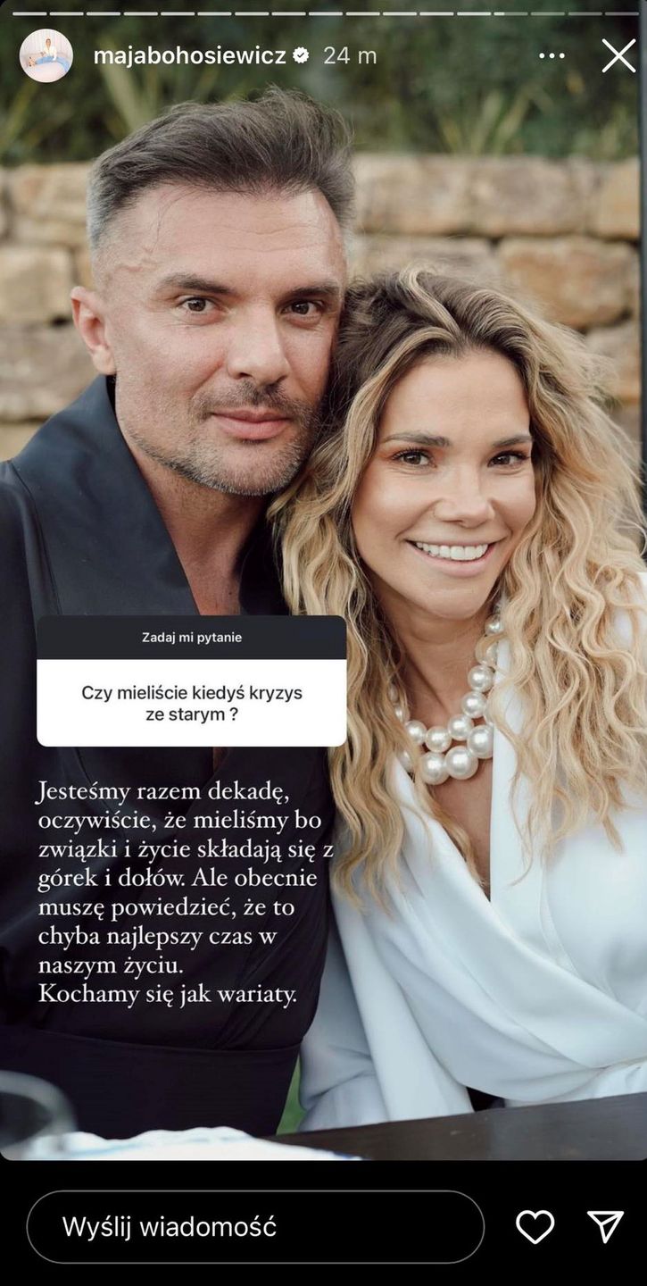 Maja Bohosiewicz o kryzysie w związku.