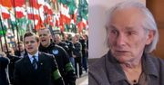 82-latek, który został brutalnie usunięty przez policję, o marszu ONR: "Przypominałem sobie jak kiedyś chodzili Hitlerjugend"