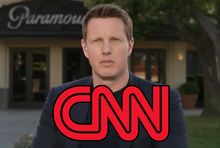 David Ellison w CBS News i logo CNN