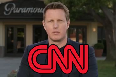 David Ellison w CBS News i logo CNN