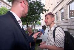 "Przypadkowy przechodzień" w "Wiadomościach". Reporter grozi sądem