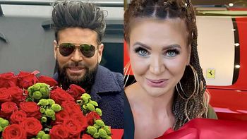 Krzysztof Rutkowski z TĘSKNOTY nieźle się wykosztował. Maja w skowronkach przy lśniącym Ferrari