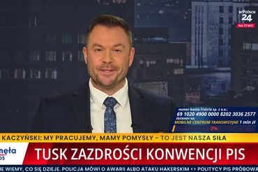 Kadr z telewizji wPolsce24